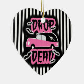 Tropfen-toter Leichenwagen Keramik Ornament (Rechts)