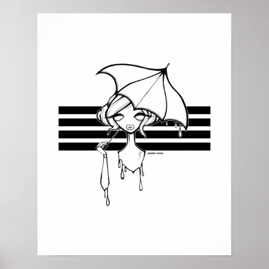 Tropfen Tropfen Poster, 16x20 Poster (Vorne)