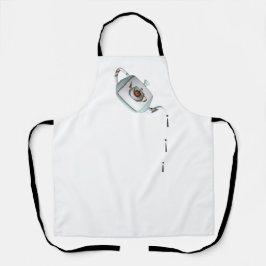 Tropfen Tropfen Teapot White Schürze