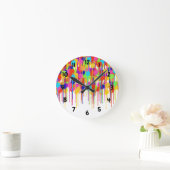 Tropfen-Uhr Runde Wanduhr (Zuhause)