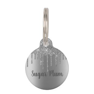 Tropfen von hübschen Glitzer Katze Katze Pet Lost Haustiermarke