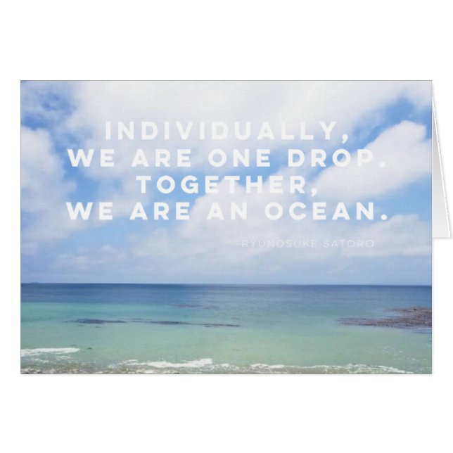 Tropfen von Ozean (Vorderseite (Horizontal))