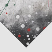 Tropfen Wasserfarbe Weihnachtsbaum Entdeckungsreis Seidenpapier (Ausschnitt)