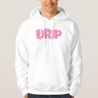 'TROPFEN" weißer Hoodie