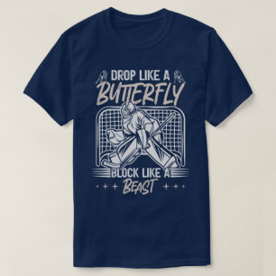 Tropfen wie ein Schmetterlingsblock wie ein Bestie T-Shirt