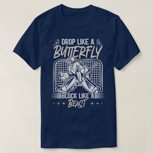 Tropfen wie ein Schmetterlingsblock wie ein Bestie T-Shirt (Design vorne)