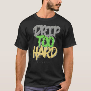 Tropfen zu stark grüne Bean 5 passt zusammen T-Shirt