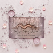 Tropfen zur Rose von QRCode-Logos für Körperpflege Visitenkarte