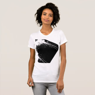 Tropfende Bella + Leinwand T-Shirt für Frauen