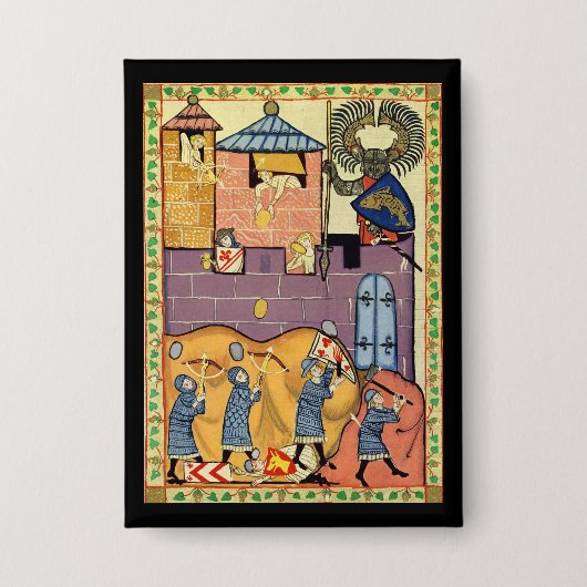 Tropfende Felsen, Codex Manesse aus dem 14. Jahrhu Button (Vorderseite)