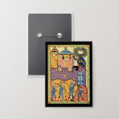 Tropfende Felsen, Codex Manesse aus dem 14. Jahrhu Button (Vorderseite/Rückseite)