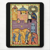 Tropfende Felsen, Codex Manesse aus dem 14. Jahrhu Mousepad (Vorne)