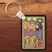 Tropfende Felsen, Codex Manesse aus dem 14. Jahrhu Schlüsselanhänger (Vorderseite)