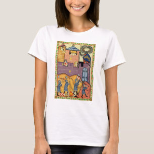 Tropfende Felsen, Codex Manesse aus dem 14. Jahrhu T-Shirt