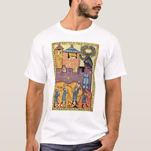 Tropfende Felsen, Codex Manesse aus dem 14. Jahrhu T-Shirt (Vorderseite)