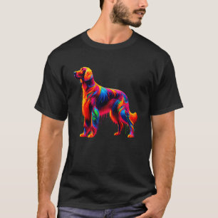 Tropfende Kunstmalerei Irischer Setter T-Shirt