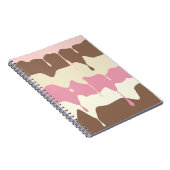 Tropfende neapolitanische Eiscreme Notizblock (Rechte Seite)