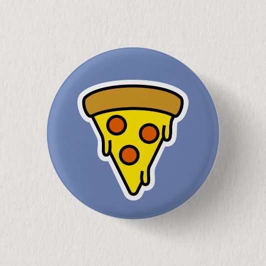 Tropfende Pizza Button (Vorderseite)