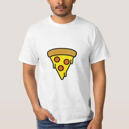 Tropfende Pizza T-Shirt (Vorderseite)