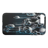 Tropfende Schädel Case-Mate iPhone Hülle (Rückseite (Horizontal))