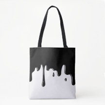 Tropfende schwarze Schlamm-Taschen-Tasche
