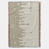 Tropfende Silber-Glitzer-Wirkung und Glitzern Decke (Vorderseite Vertikal)