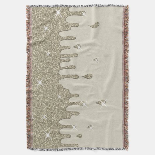 Tropfende Silber-Glitzer-Wirkung und Glitzern Decke (Vorderseite Vertikal)