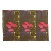 "Tropfenden Petalen" (Standard) Paar Pillowcases Kissenbezug (Rückseite-Rechts)