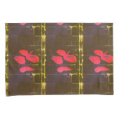 "Tropfenden Petalen" (Standard) Paar Pillowcases Kissenbezug (Vorderseite-Rechts)