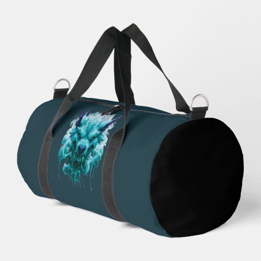 Tropfender Eiswolf-Travelbag Duffle Bag (Linke Seite)