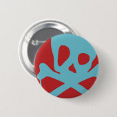 Tropfender Schädel Button (Vorne & Hinten)