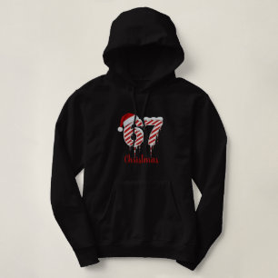 Tropfender Zuckerstangen-Weihnachtsstreifen 67 Hol Hoodie