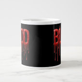 Tropfendes Blut Jumbo-Tasse (Vorderseite)