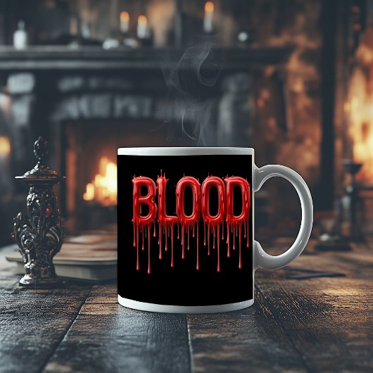 Tropfendes Blut Jumbo-Tasse
