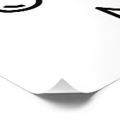Tropfendes Melanin Poster (Ecke)