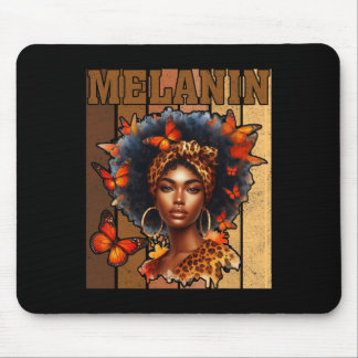 Tropfendes Melanin-Shirt Frauen Afrikanische Schwa Mousepad