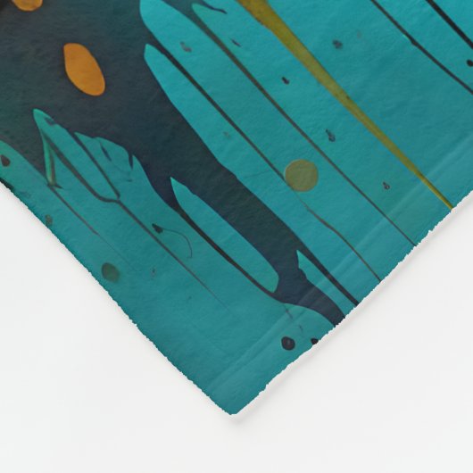 Tropfenluxus Fleecedecke (Ecke)