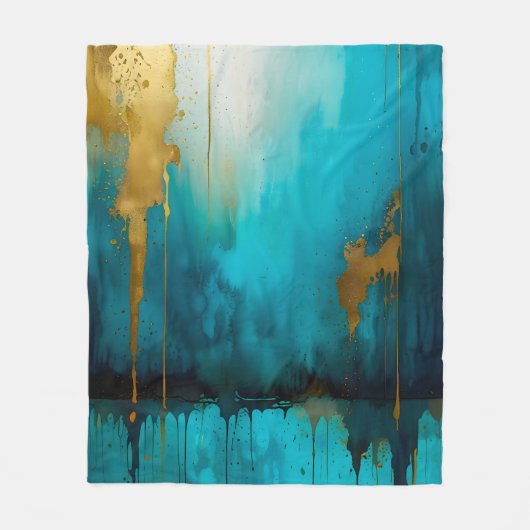 Tropfenluxus Fleecedecke (Vorderseite)