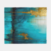 Tropfenluxus Fleecedecke (Vorderseite (Horizontal))