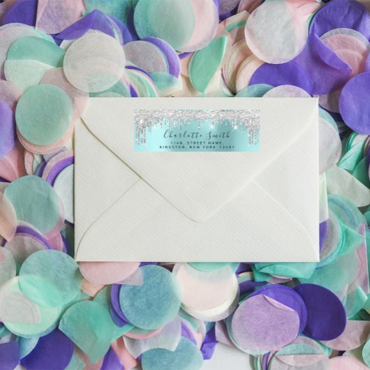 Tropfens Silver Gray Royal Blue UAWG Bridal