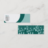 Tropfentropfen: 2 mit Seiten versehen: S: Mini Visitenkarte (Vorne/Hinten)