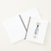 Tropferflasche mit Pipette Notizblock (Innenseite)