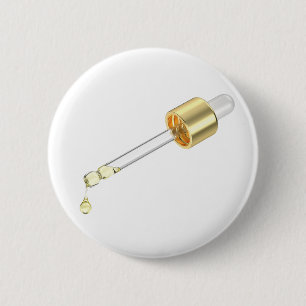 Tropferpipette mit gelbem Serum Button