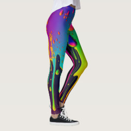 Tropffarbene Leggings - Hübsch