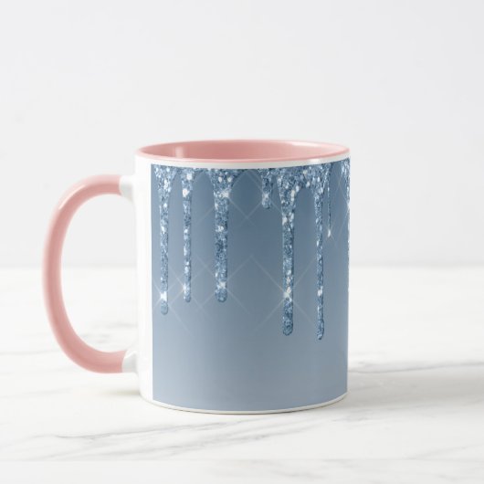 Tropfflasche Glitzer Tasse (Links)
