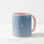 Tropfflasche Glitzer Tasse (VorderseiteRechts)