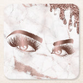 Tropfgoldaugen der Rose Rechteckiger Pappuntersetzer (Vorderseite)