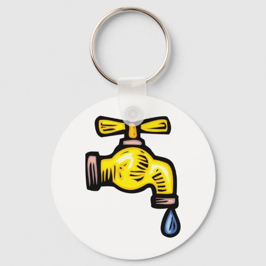 Tropfhahn-Schlüsselanhänger Schlüsselanhänger (Vorderseite)