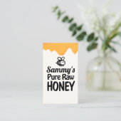 TropfHonigbienhalter Visitenkarte (Stehend Vorderseite)