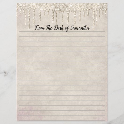 Tropfkohl Glitzer Champagner-Konfektionierung (Vorderseite)